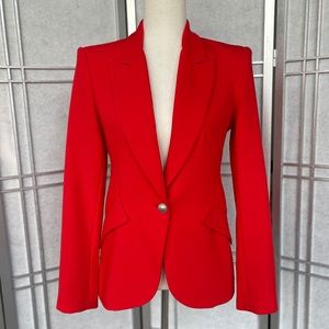 NWT L'AGENCE Red Chamberlain Blazer sz 2